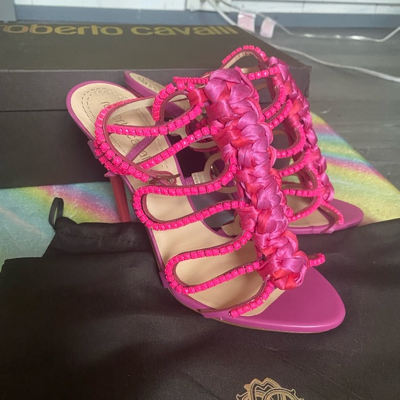 Roberto Cavalli Stiletto Sandals - Picture 2 of 6